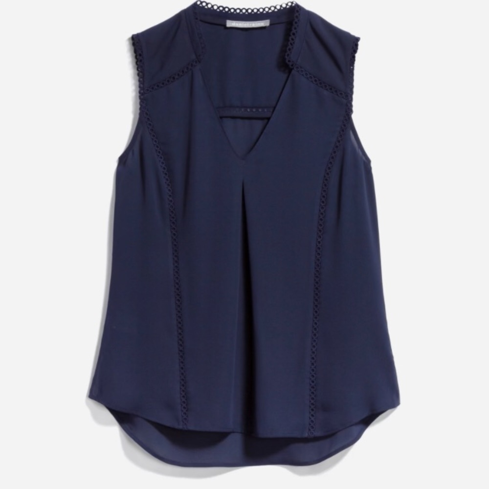 Daniel Rainn Speight Trim Detail Blouse